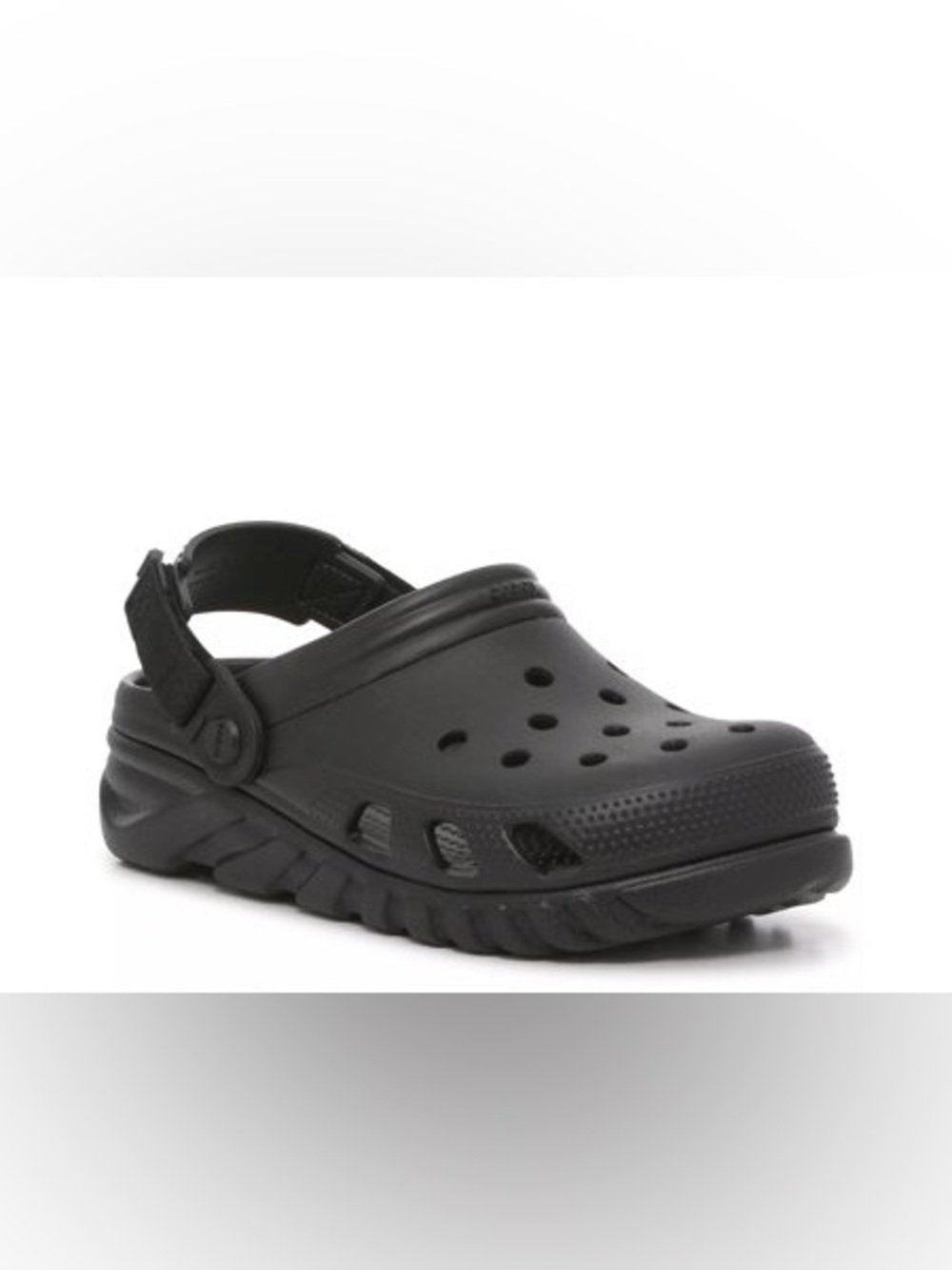 NWOT Crocs Black Duet Max II Clog - Unisex Men’s 9/ Women’s 11